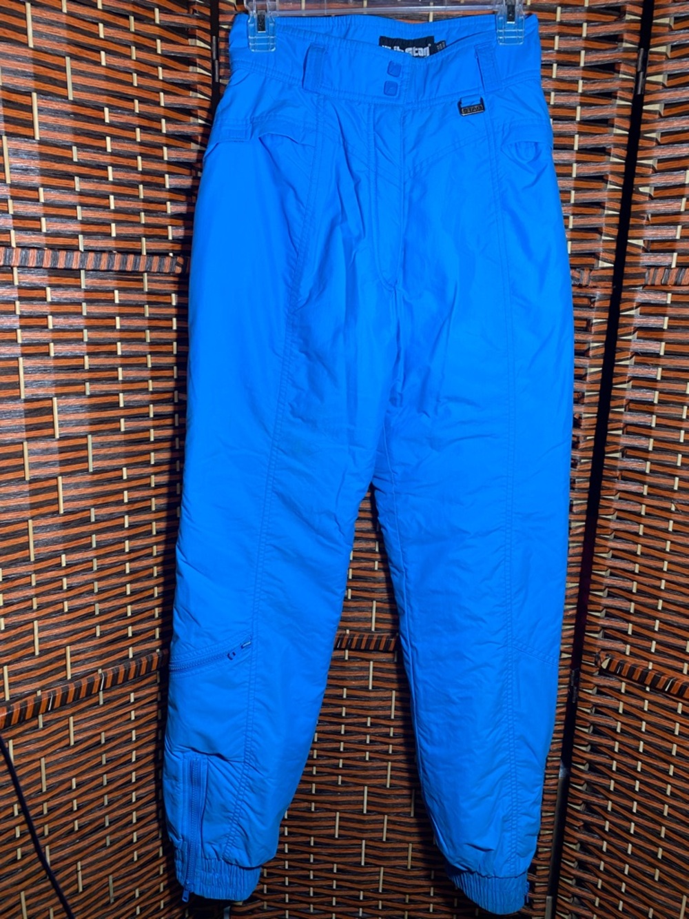 White Stag Women’s Vintage Blue Ski Snow Pants Size 8 Retro